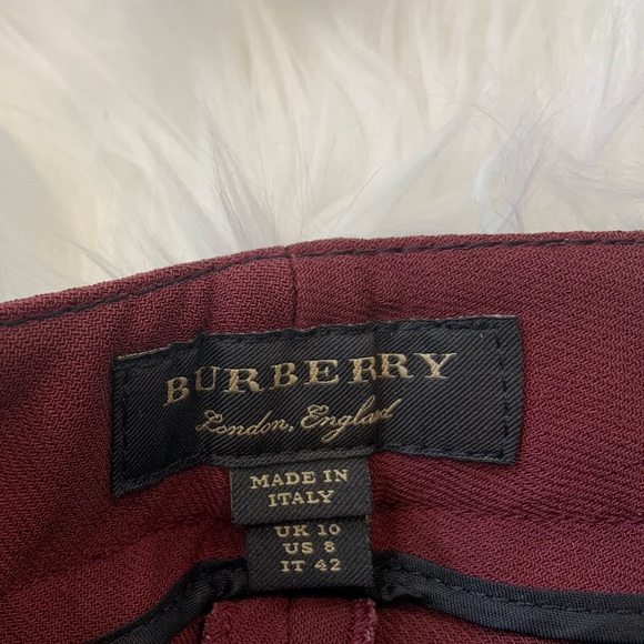 Burberry Wool Wide Leg Pants / Size: IT42,US8 - Picture 4 of 5